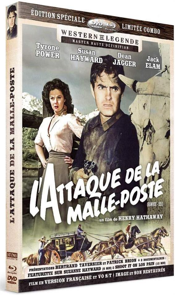 L'attaque de la malle-poste (1951) Western de Légende, n/b, Édition Limitée, Version Restaurée, Édition Spéciale, Blu-ray + DVD