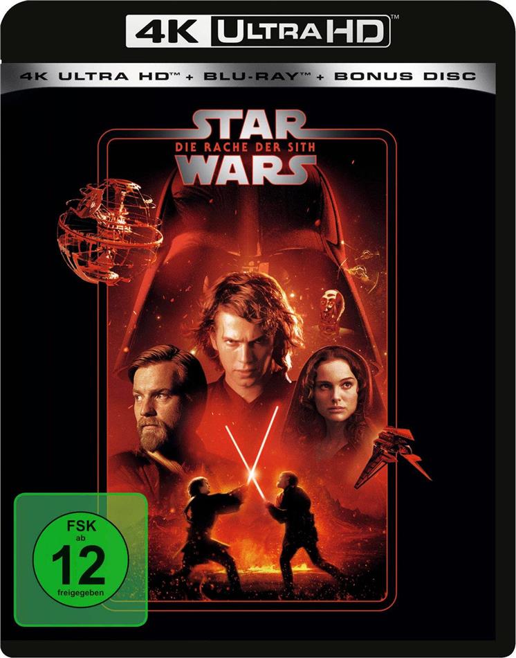 Star Wars - Episode 3 - Die Rache der Sith (2005) Line Look, 4K Ultra HD + 2 Blu-rays