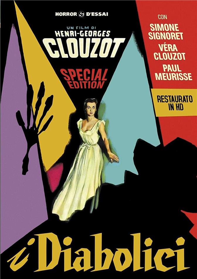 I diabolici (1955) Horror d'Essai, Restaurato in HD, n/b, Edizione Speciale