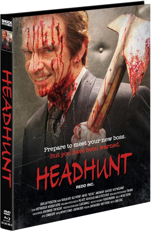 Headhunt (2012) Cover D, Limited Edition, Mediabook, Blu-ray + DVD