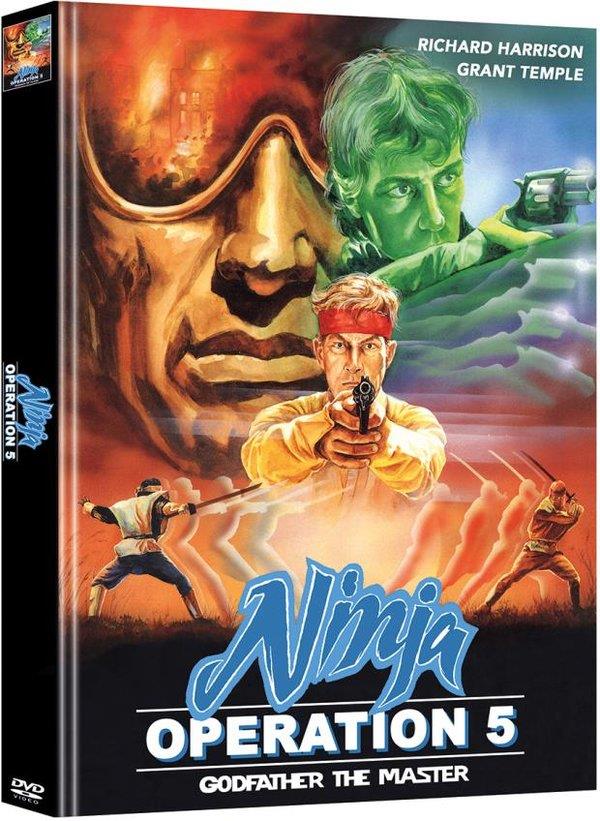 Ninja Operation 5 - Godfather the Master (1988) Cover A, Limited Edition, Mediabook, 2 DVDs