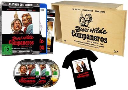 Zwei wilde Companeros (1971) (+ T-Shirt, Platinum Cult Edition, HD-Remastered, Limited Edition, Uncut, Holzbox, Blu-ray + 2 DVDs)