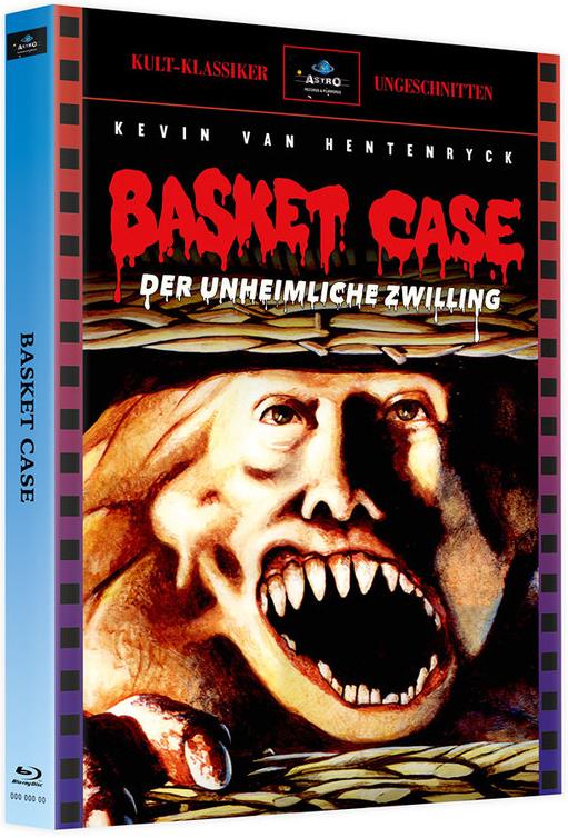 Basket Case - Der unheimliche Zwilling (1982) Kult-Klassiker Ungeschnitten, Cover A, Limited Edition, Mediabook, 3 Blu-rays