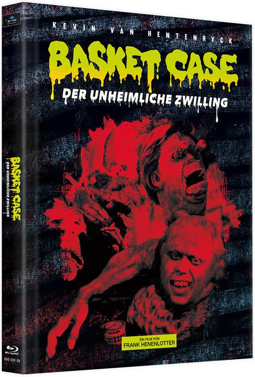 Basket Case - Der unheimliche Zwilling (1982) Cover D, Limited Edition, Mediabook, 3 Blu-rays