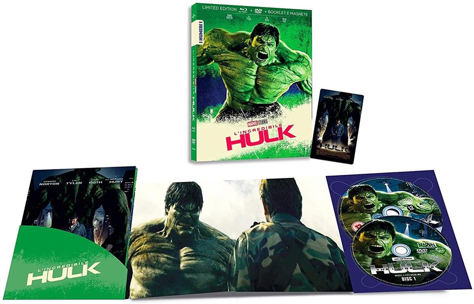 L'Incredibile Hulk (2008) I Numeri 1, Limited Edition, Blu-ray + DVD