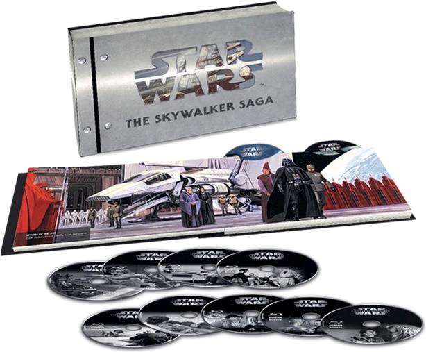 Star Wars: Episode 1-9 - The Skywalker Saga 9 4K Ultra HDs + 18 Blu-rays + Buch