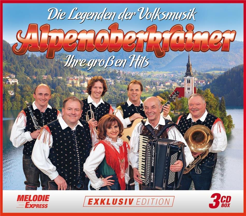 Alpenoberkrainer - Die Legenden der Volksmusik - Ihre großen Hits 3 CD