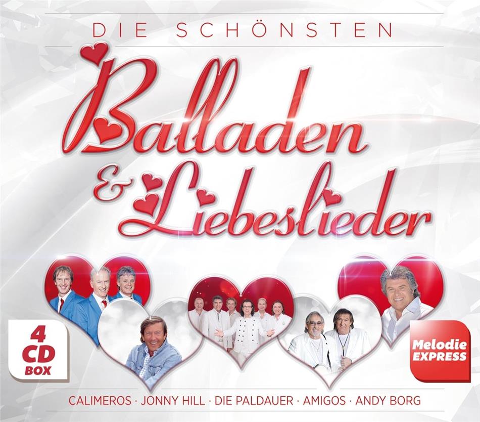 Die schönsten Balladen & Liebeslieder 4 CDs