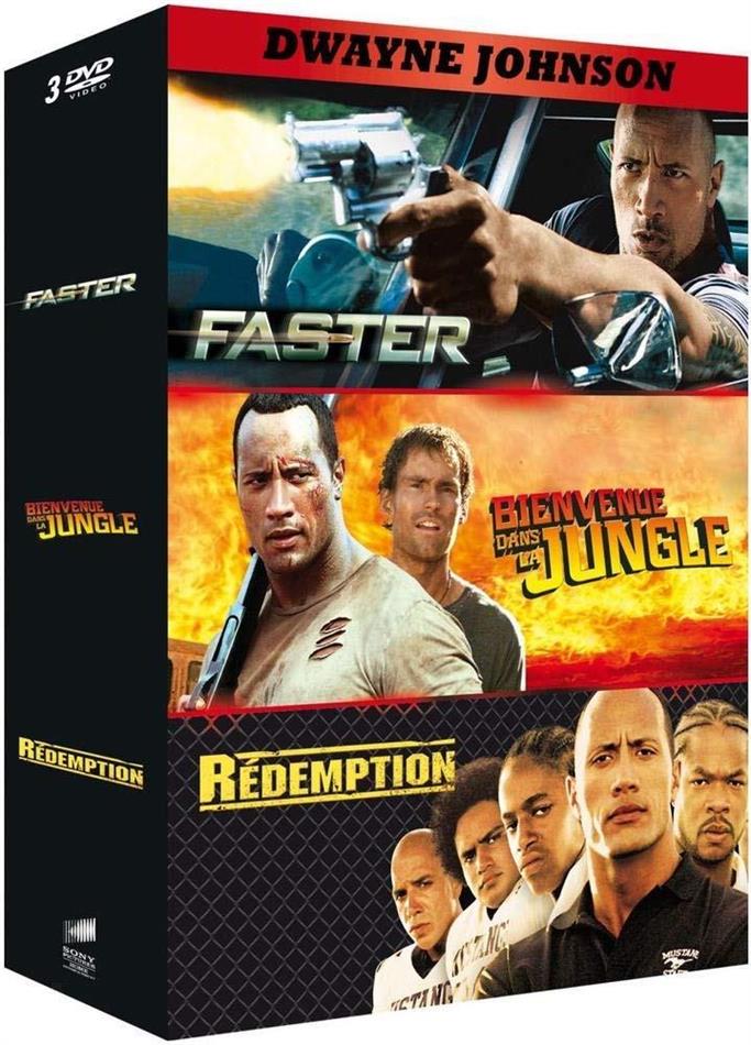 Faster / Bienvenue dans la jungle / Rédemption 3 DVD