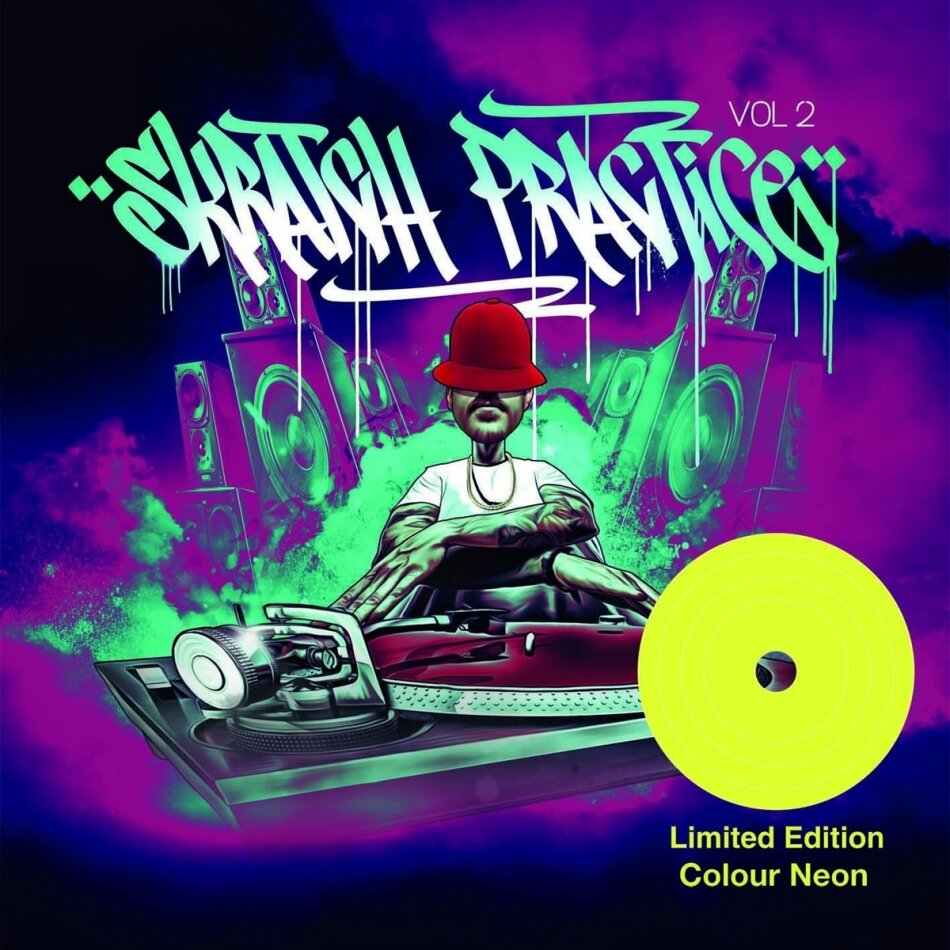 DJ T-Kut - Scratch Practice Vol. 2 Neon Yellow Vinyl, LP