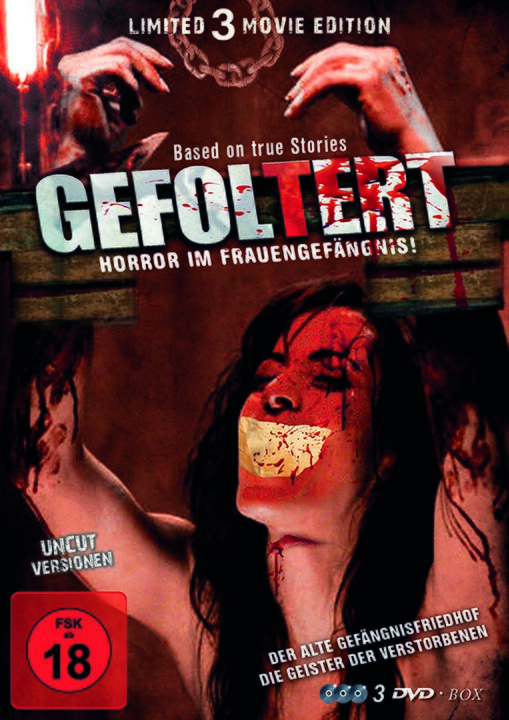Gefoltert - Horror im Frauengefängnis Limited Edition, Uncut, 3 DVDs