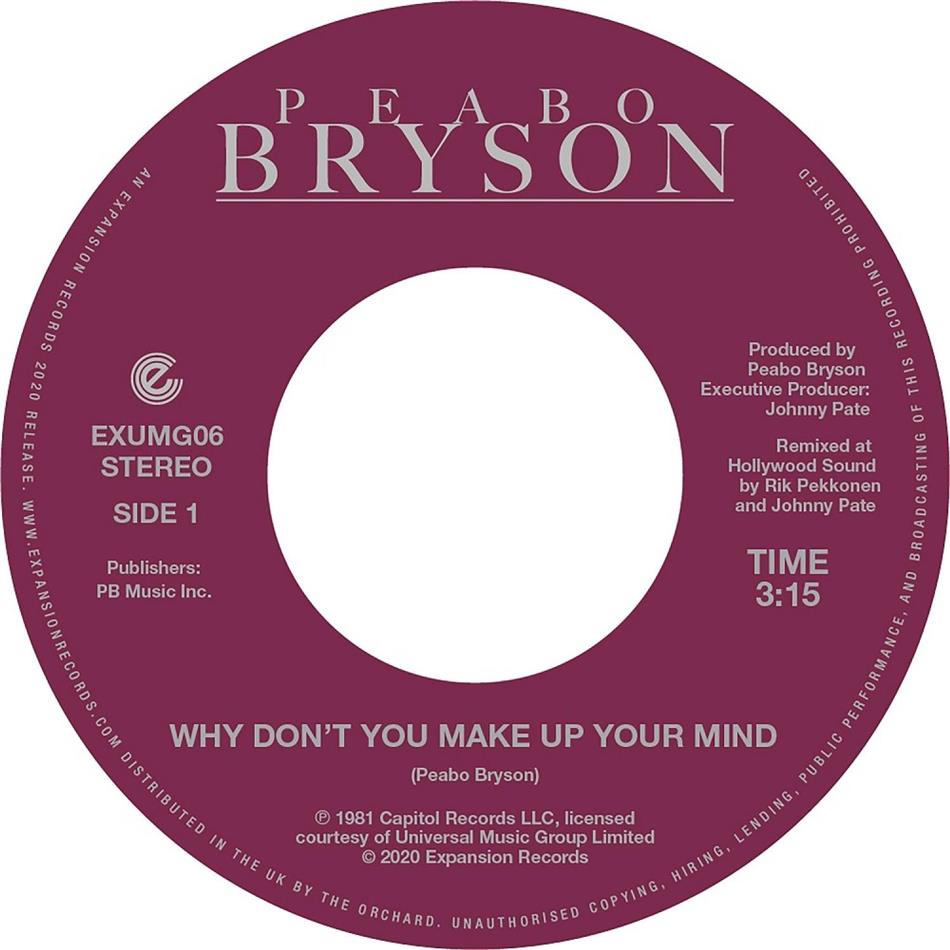 Peabo Bryson - Why Don't You Make Up Your Mind / Paradise LP