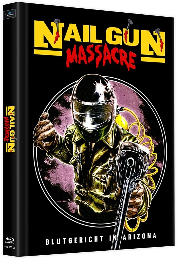 Nail Gun Massacre (1985) Cover B, Limited Edition, Mediabook, Uncut, 2 Blu-rays