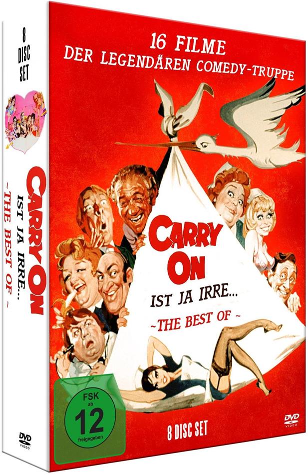 Carry On - Ist ja irre - The Best Of - 16 Filme der legendären Comedy-Truppe Édition Limitée, 8 DVD