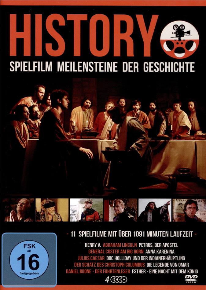 History - Spielfilm Meilensteine der Geschichte - 11 Filme 4 DVDs