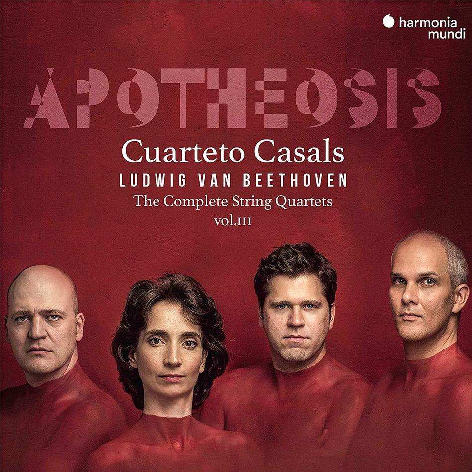 Ludwig van Beethoven (1770-1827) & Cuarteto Casals - Complete String Quartets Vol. III 3 CDs