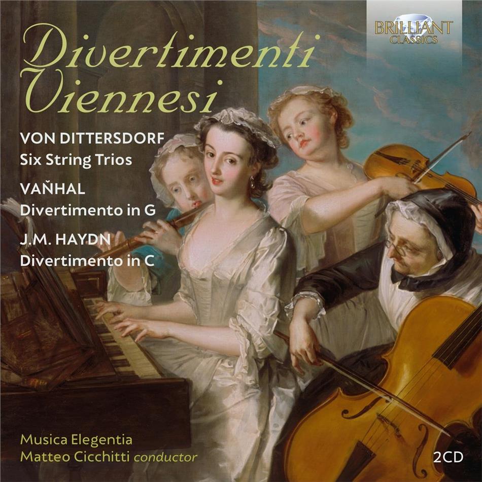 Musica Elegentia, Carl Ditters Von Dittersdorf (1739-1799), Johann Baptist Vanhal (1739-1813), Joseph Haydn (1732-1809) & Matteo Cicchitti - Divertimenti Viennesi 2 CD