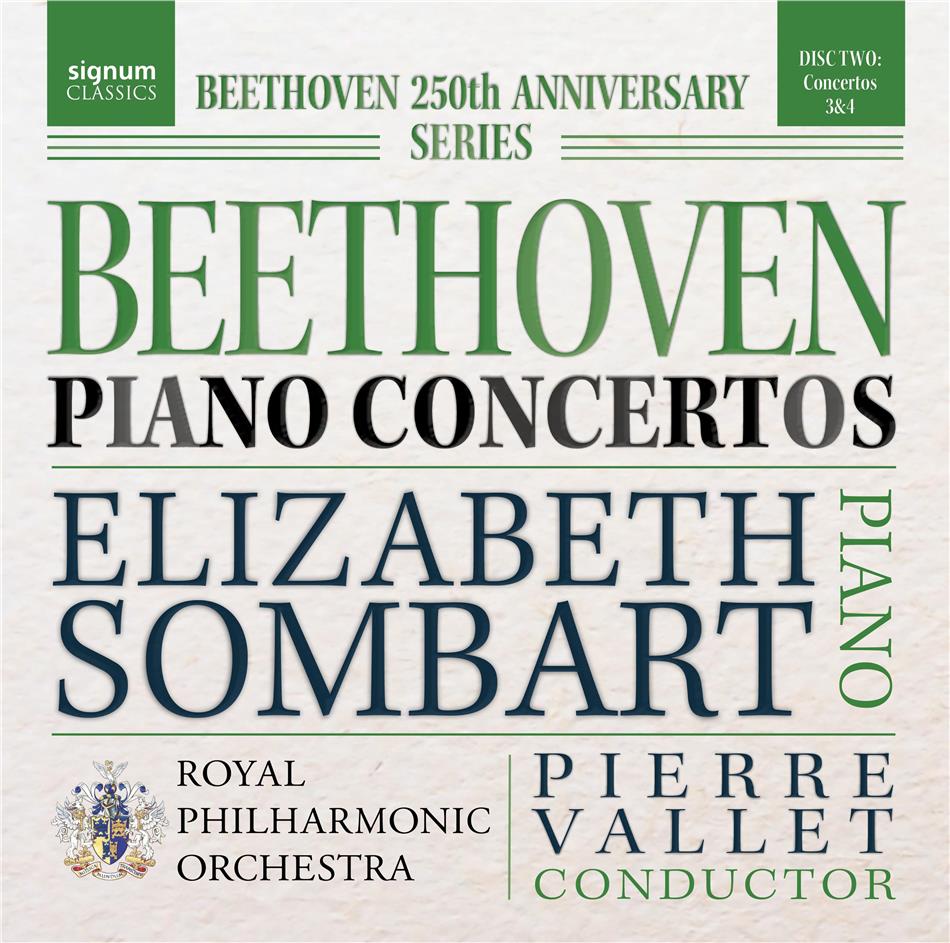 Ludwig van Beethoven (1770-1827), Pierre-Luc Vallet, Elizabeth Sombart & The Royal Philharmonic Orchestra - Beethoven Piano Concertos - 3 & 4 Beethoven 250th Anniversary Series
