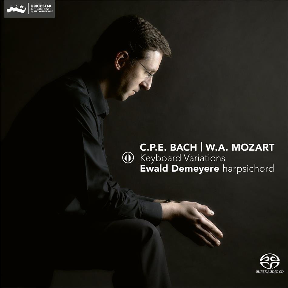 Ewald Demeyere, Wolfgang Amadeus Mozart (1756-1791) & Carl Philipp Emanuel Bach (1714-1788) - Keyboard Variations Hybrid SACD