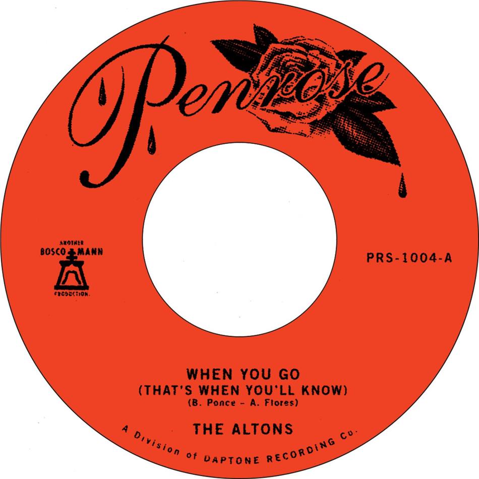 The Altons - When You Go / Over & Over 7" Single
