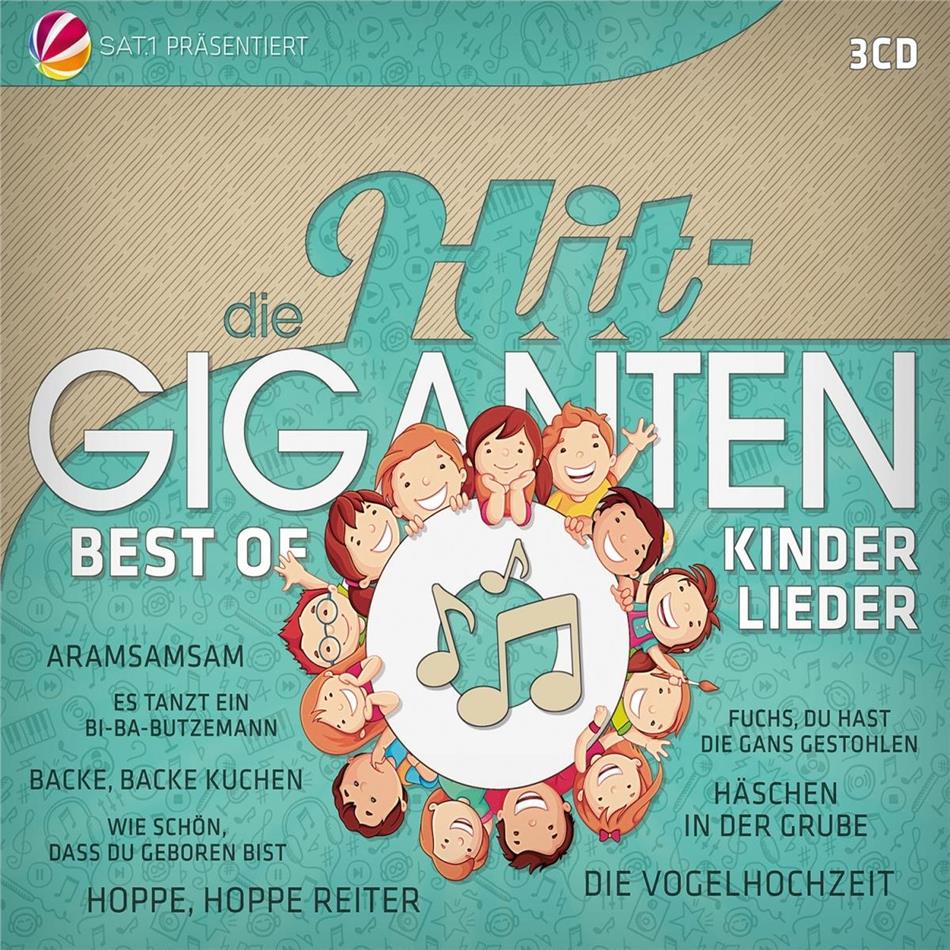 Die Hit Giganten Best Of Kinderlieder 3 CDs