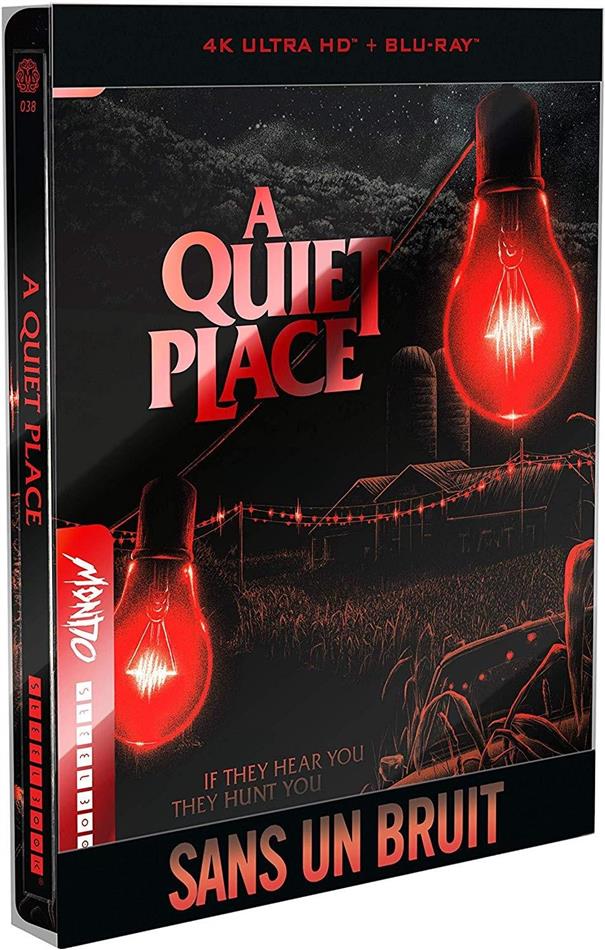A Quiet Place - Sans un bruit (2018) Limited Edition, Steelbook, 4K Ultra HD + Blu-ray