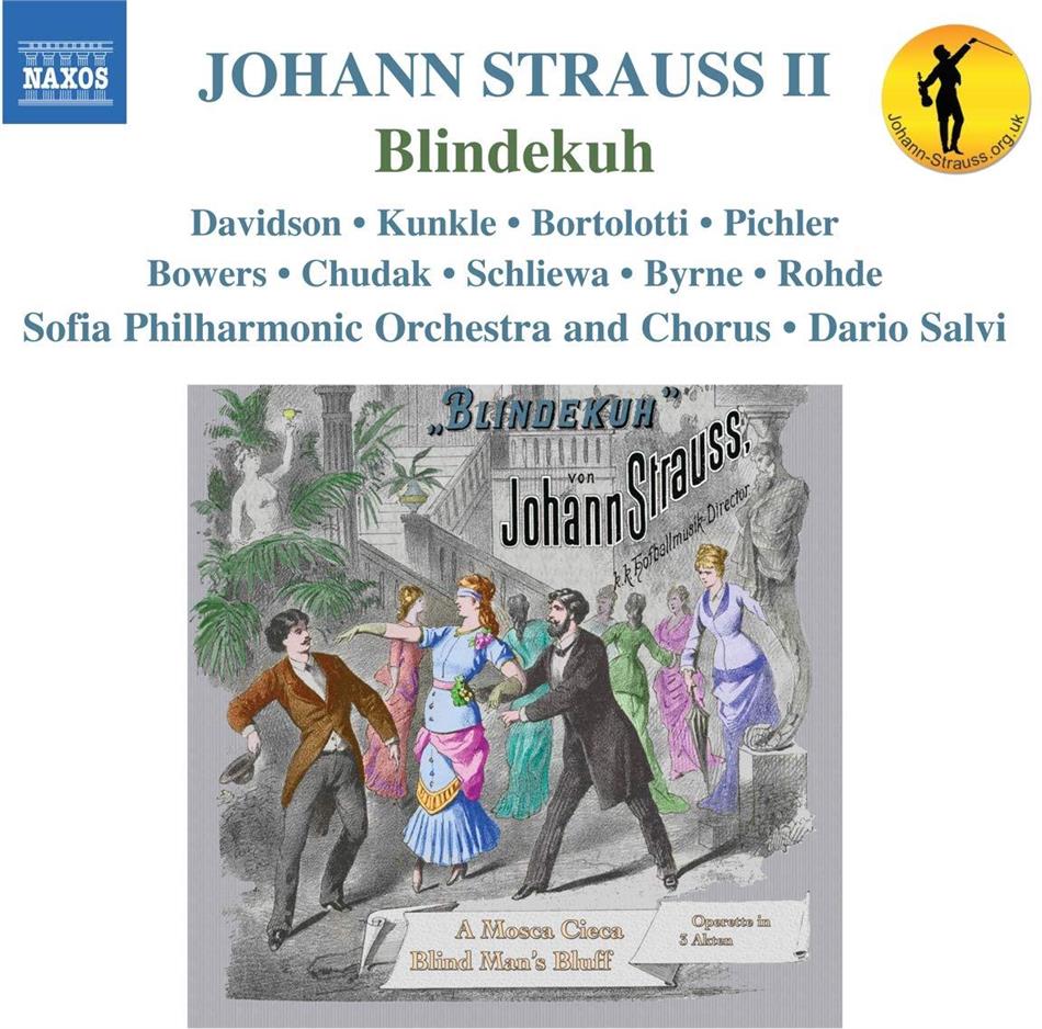 Johann Strauss II (1825-1899) (Sohn), Dario Salvi, Kirsten C. Kunkle, Robert Davidson & Sofia Philharmonic Orchestra - Blindekuh 2 CDs
