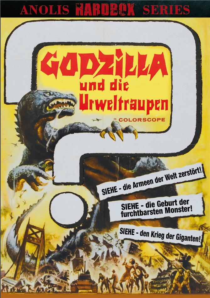 Godzilla und die Urweltraupen (1964) Kleine Hartbox, Cover B, Anolis Hardbox Series, Limited Edition