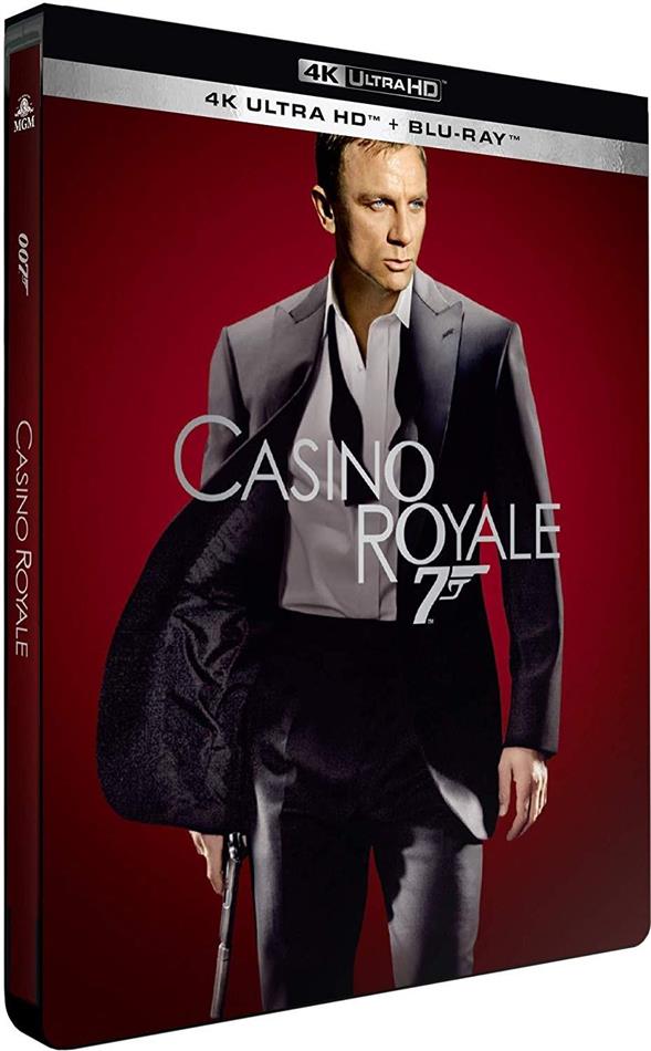 James Bond: Casino Royale (2006) Limited Edition, Steelbook, Blu-ray + 4K Ultra HD