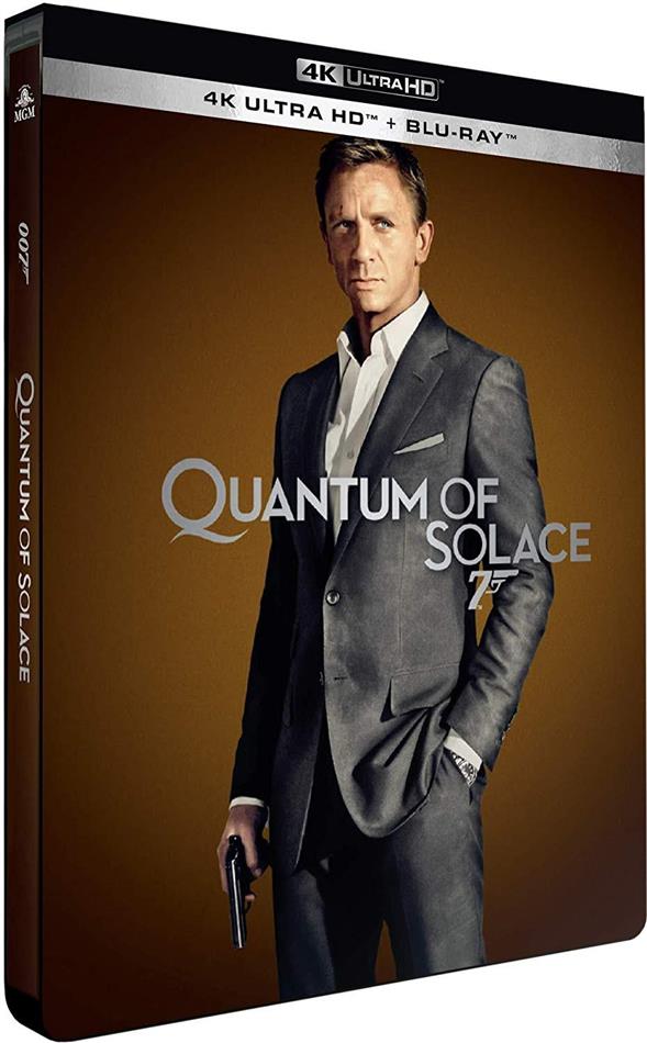 James Bond: Quantum of Solace (2008) Edizione Limitata, Steelbook, 4K Ultra HD + Blu-ray