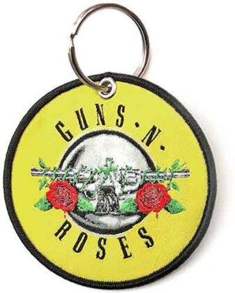 Guns N' Roses Keychain - Classic Circle Logo (Double Sided)