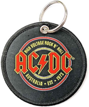 AC/DC Keychain - Est. 1973 (Double Sided)