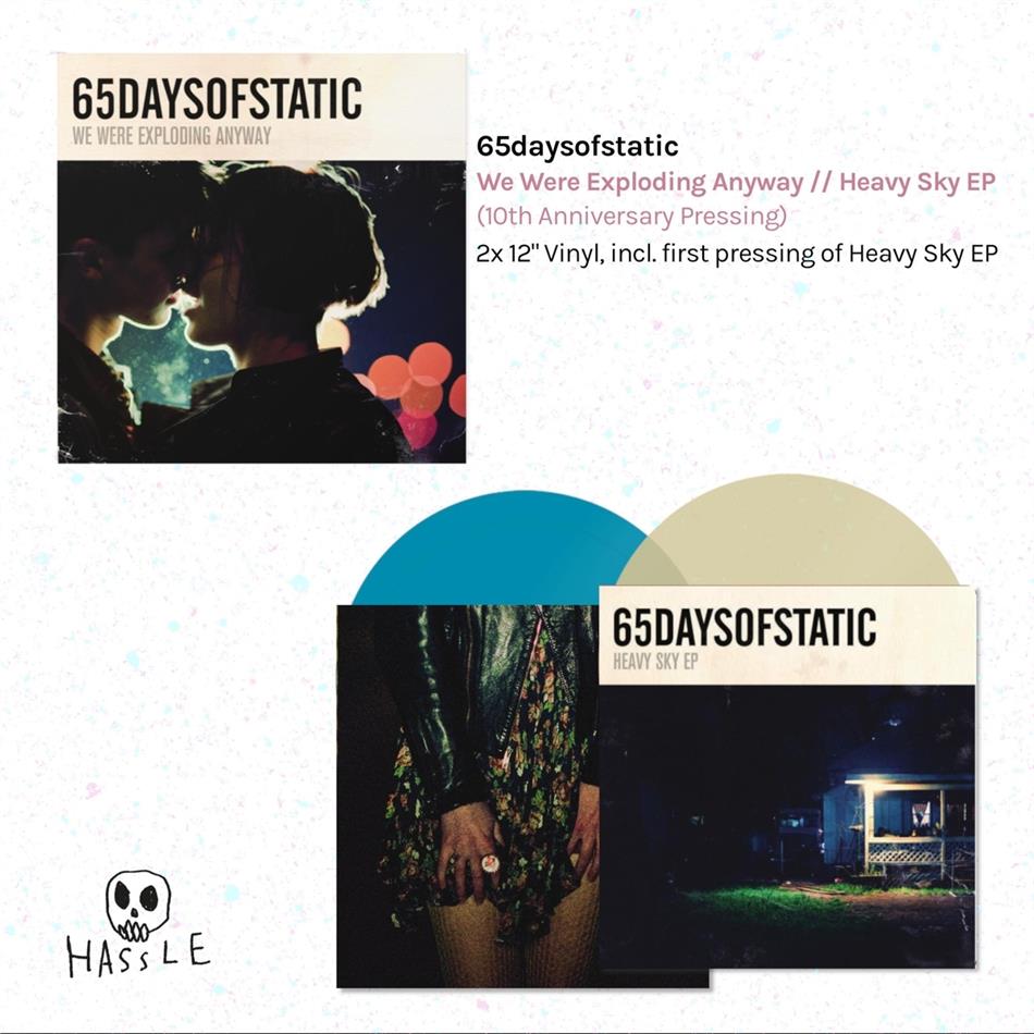 65daysofstatic - We Were Exploding Anyway / Heavy Sky Colored, 2 LPs