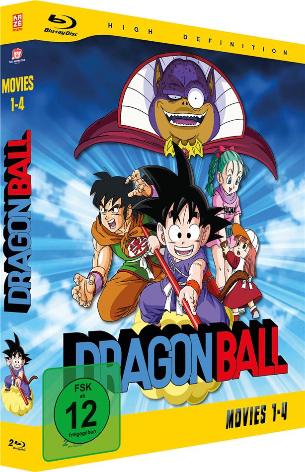 Dragonball - Movies Gesamtausgabe, 2 Blu-rays