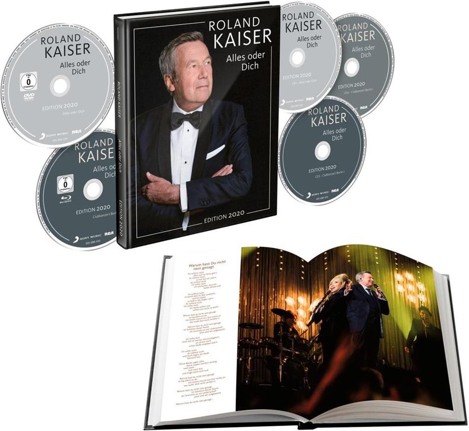 Roland Kaiser - Alles oder dich Edition 2020 , 4 CDs + Book