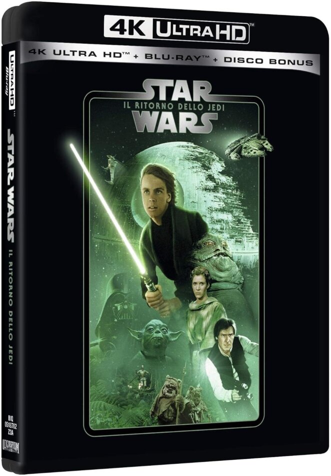 Star Wars - Episodio 6 - Il ritorno dello Jedi (1983) Line Look, New Edition, 4K Ultra HD + 2 Blu-rays