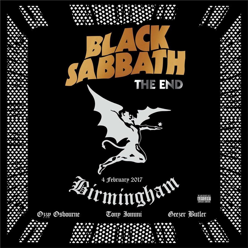Black Sabbath - The End - Live In Birmingham 4. February 2017 2020 Reissue, 2014 Edition, Transparent Blue Vinyl, 3 LPs