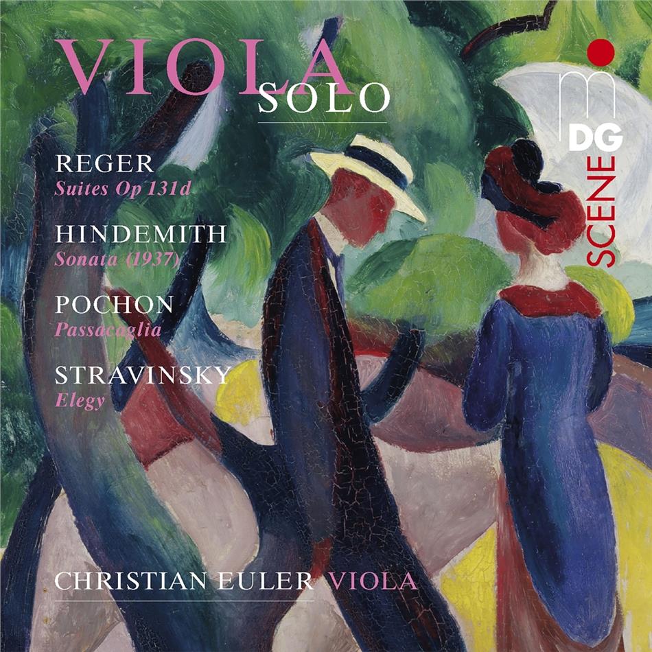 Christian Euler, Max Reger (1873-1916), Paul Hindemith (1895-1963), Alfred Pochon & Igor Strawinsky (1882-1971) - Viola Solo Hybrid SACD