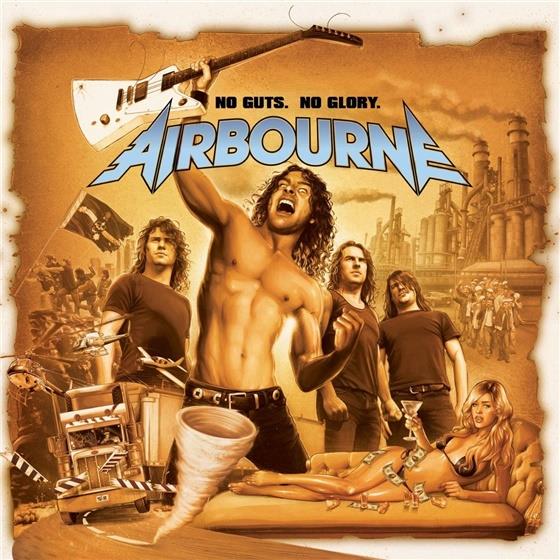 Airbourne - No Guts No Glory 2020 Reissue, Nettwerk, Gatefold, LP