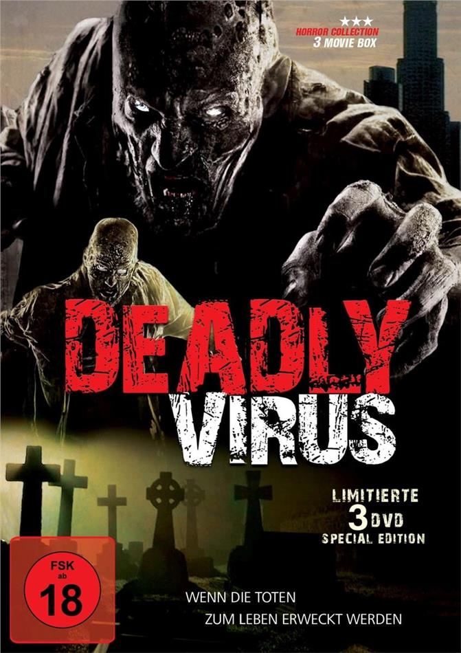 Deadly Virus - 3 Movie Box - Blutlinie / Stadtratten / Zombie Virus Edizione Speciale Limitata, Uncut, 3 DVD