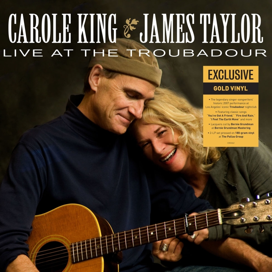 Carole King & James Taylor - Live At The Troubadour Concord Records, 2021 Reissue, 2 LPs