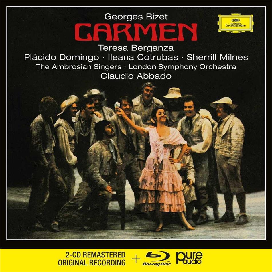 Georges Bizet (1838-1875), Claudio Abbado, Teresa Berganza, Ileana Cotrubas, … - Carmen 2 CD + Blu-ray