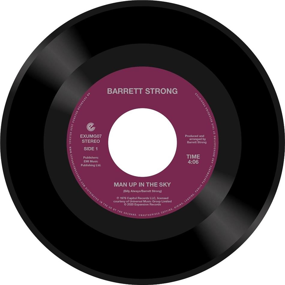 Barrett Strong - Man Up In The Sky/Is It True 7" Single