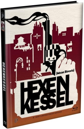 Hexenkessel - Mean Streets (1973) (Cover D, Wattiert, Edizione Limitata, Mediabook, Uncut, Blu-ray + DVD)
