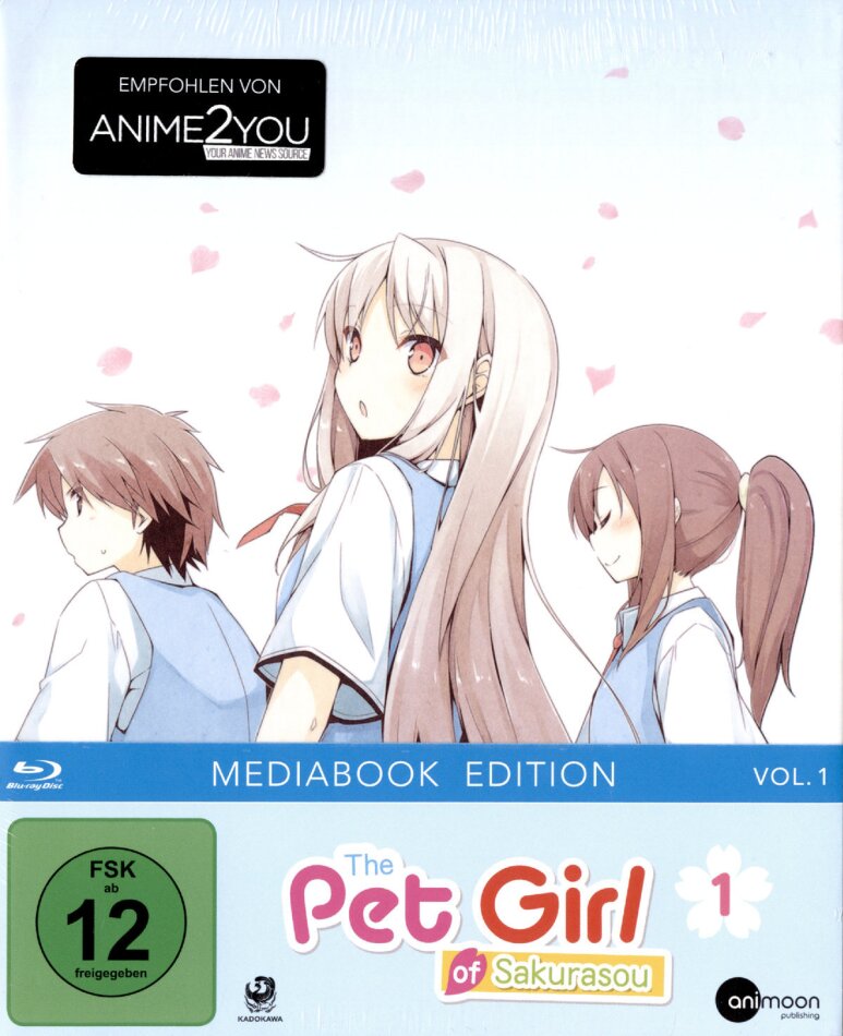 The Pet Girl of Sakurasou - Vol. 1 + Sammelschuber, Édition Limitée, Mediabook