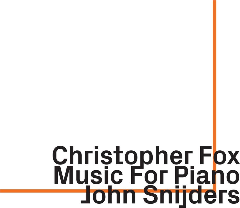 John Snijders & John Fox - Music for Piano