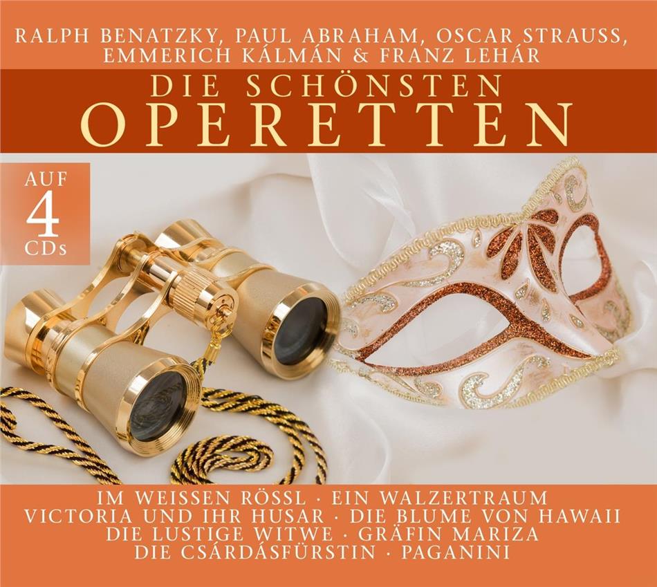Ralph Benatzky, Paul Abraham (1892-1960), Oscar Straus (1870-1954) & Franz Lehar (1870-1948) - Die Schönsten Operetten 4 CD