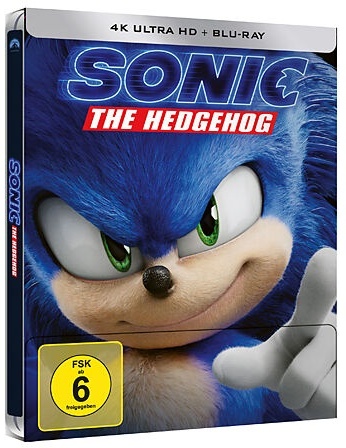 Sonic the Hedgehog (2020) Limited Edition, Steelbook, 4K Ultra HD + Blu-ray