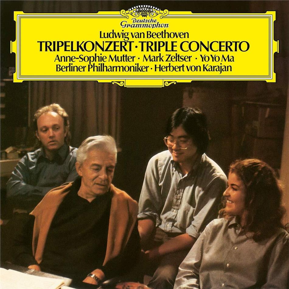 Ludwig van Beethoven (1770-1827), Herbert von Karajan, Anne-Sophie Mutter, Yo-Yo Ma, … - Triple Concerto LP
