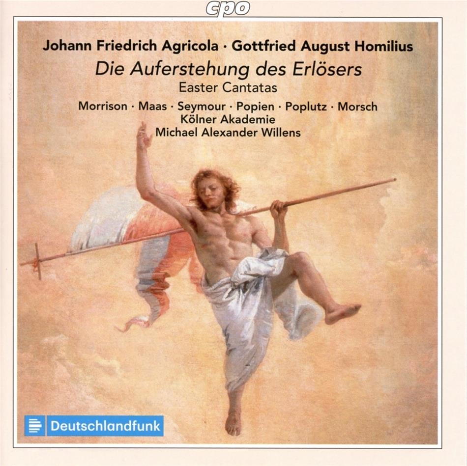 Johann Friedrich Agricola (1720-1774), Gottfried August Homilius (1714-1785), Michael Alexander Willens & Kölner Akademie - Die Auferstehung des Erlösers